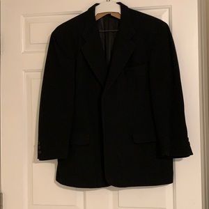 black cashmere sport coat